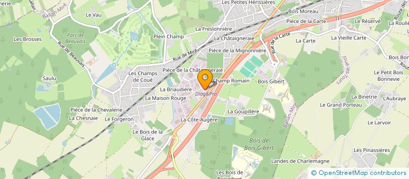 localisation de l'entreprise NOCTA BENE  BALLAN-MIRE