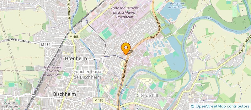 localisation de l'entreprise NOCTALY  HNHEIM