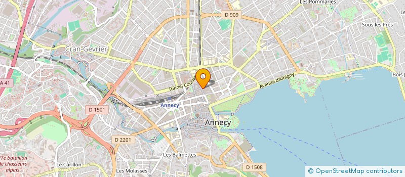localisation de l'entreprise NOCTILUCAE à ANNECY