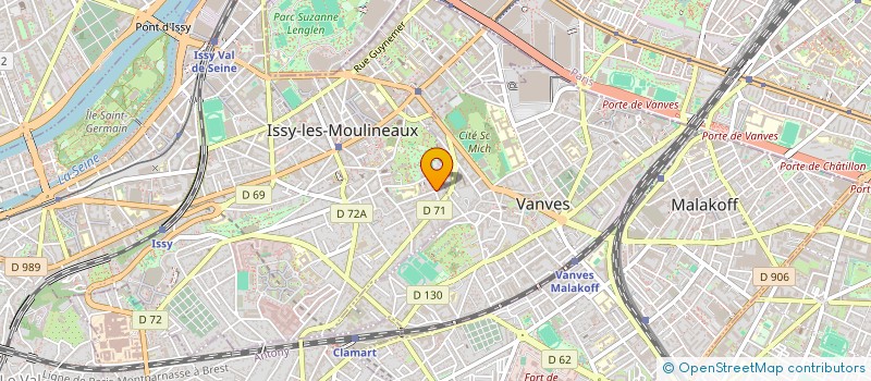 localisation de l'entreprise NOCTIS à ISSY-LES-MOULINEAUX