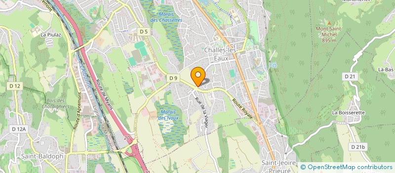 localisation de l'entreprise NOCTIX  CHALLES-LES-EAUX