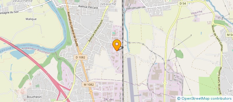 localisation de l'entreprise NOCTRA  VEAUCHE