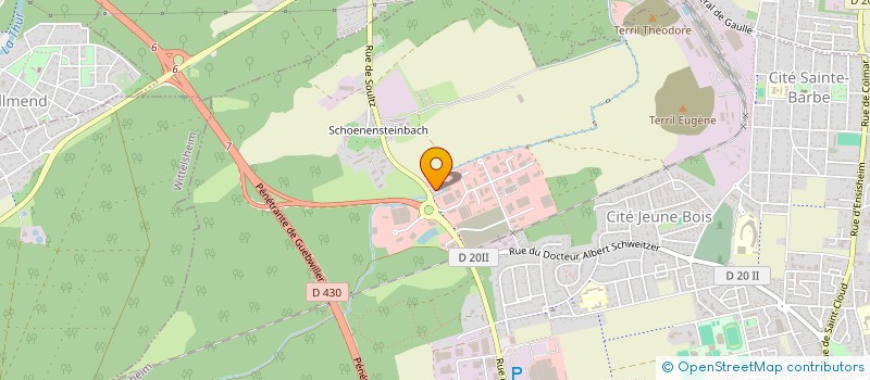 localisation de l'entreprise NOCTUA à WITTENHEIM