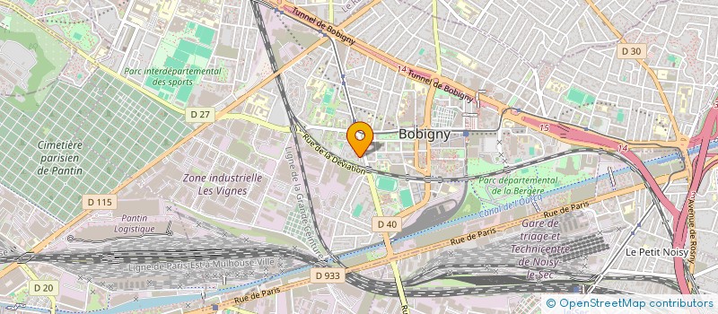 localisation de l'entreprise NOCTUA HOLDING  BOBIGNY