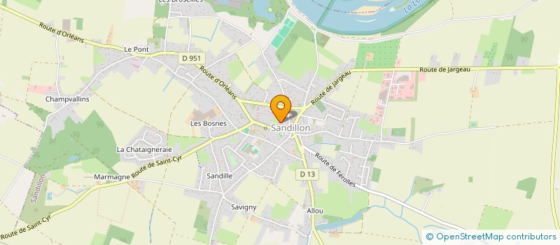 localisation de l'entreprise NOCTUAPP à SANDILLON