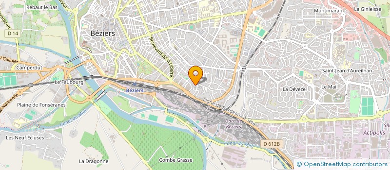 localisation de l'entreprise NOCTURBULOUS  BEZIERS