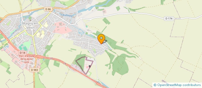 localisation de l'entreprise NOCTURIA STUDIO  MAGNY-EN-VEXIN
