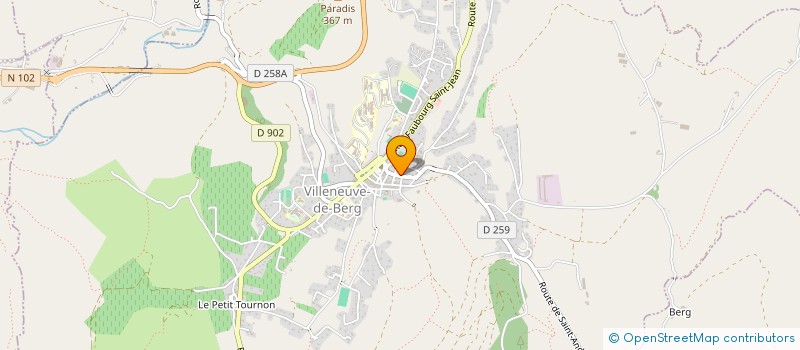 localisation de l'entreprise NOCTURNE-ART  VILLENEUVE-DE-BERG