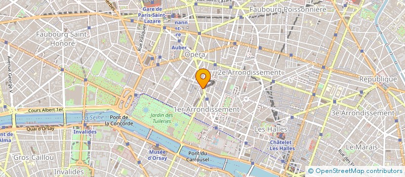 localisation de l'entreprise NOCTURNE S.A.S  PARIS