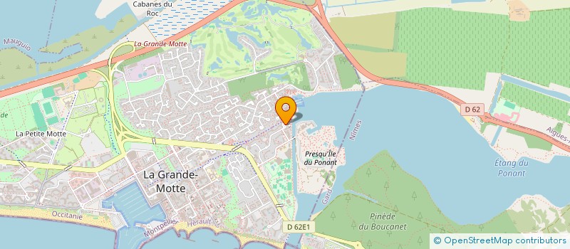 localisation de l'entreprise NOCTURNE STUDIO  LA GRANDE-MOTTE