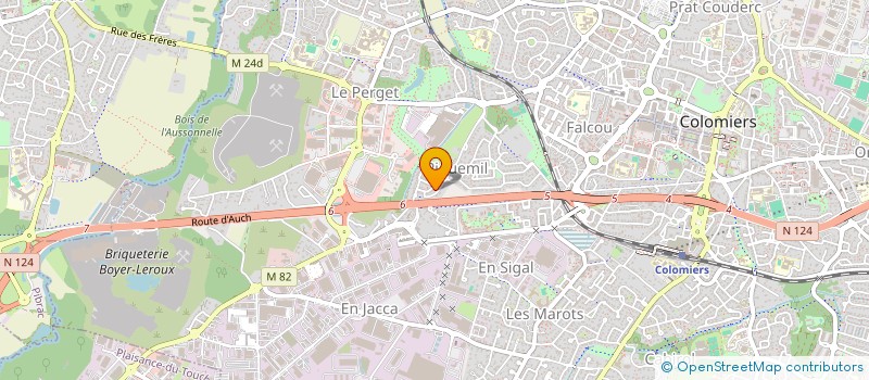 localisation de l'entreprise NOCYAL  MONTPEZAT