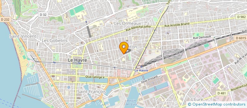 localisation de l'entreprise NODAL-AUDIO à LE HAVRE