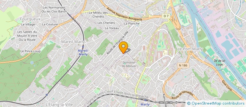 localisation de l'entreprise NODAL CONSEIL  LE PECQ