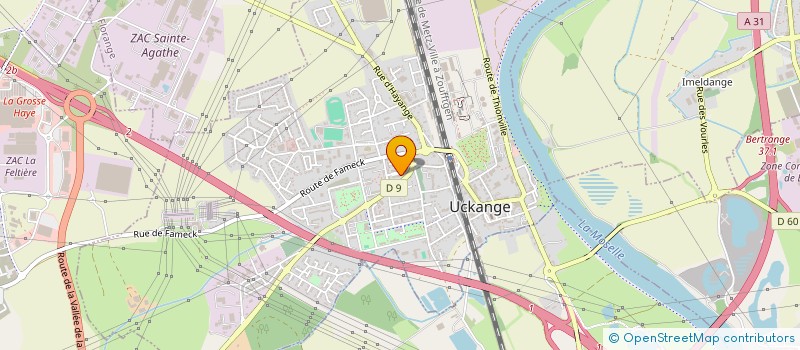 localisation de l'entreprise NODALYS  UCKANGE