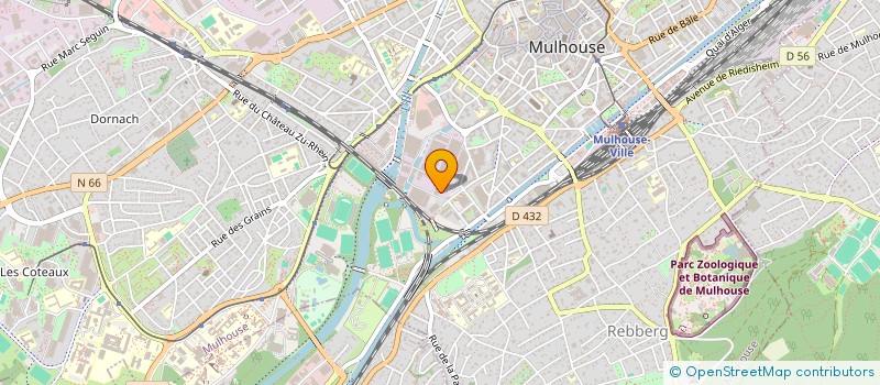 localisation de l'entreprise NODARIUS  MULHOUSE