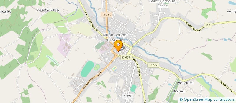 localisation de l'entreprise NODAV  MIRAMONT-DE-GUYENNE