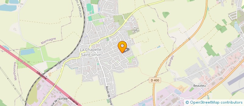 localisation de l'entreprise NODDI  LA CHAPELLE-SAINT-URSIN