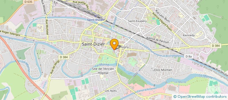 localisation de l'entreprise NODDY à SAINT-DIZIER