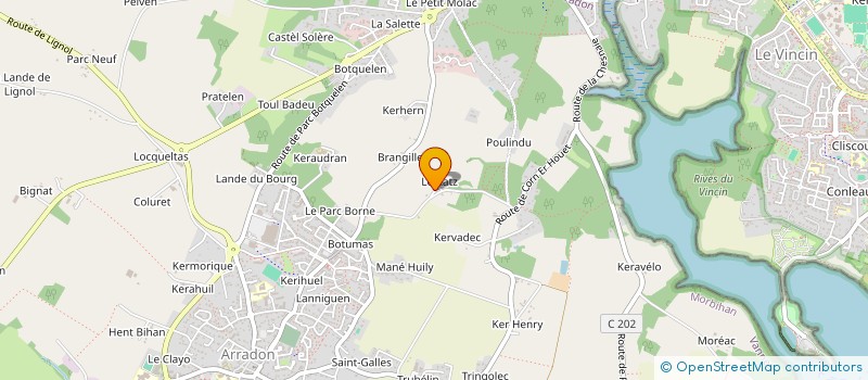 localisation de l'entreprise NODE à ARRADON