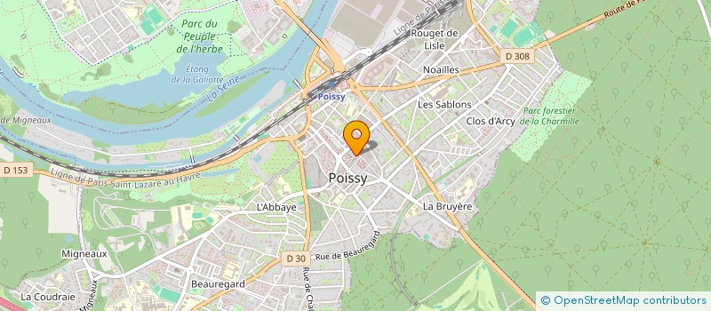 localisation de l'entreprise NODE SERVICES  POISSY
