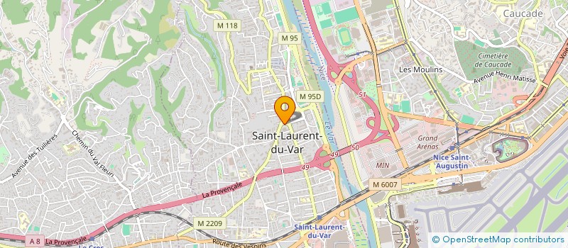 localisation de l'entreprise NODEIS CONSEIL  SAINT-LAURENT-DU-VAR