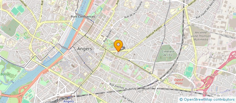 localisation de l'entreprise NODEL  ANGERS