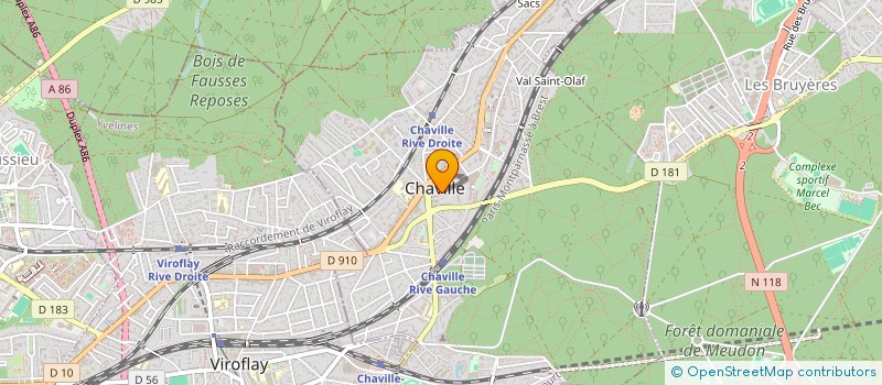 localisation de l'entreprise NODEN à CHAVILLE