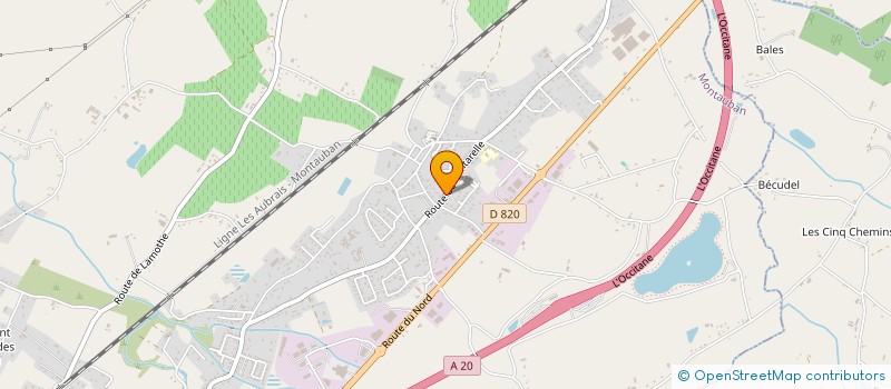 localisation de l'entreprise NODEN THANATOPRAXIE à MONTAUBAN