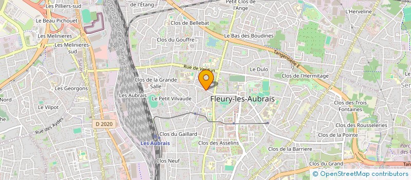 localisation de l'entreprise NODENS à FLEURY LES AUBRAIS