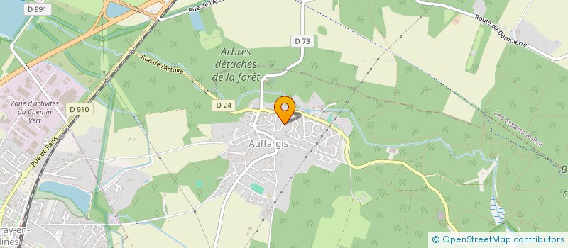 localisation de l'entreprise NODESHAPE  AUFFARGIS