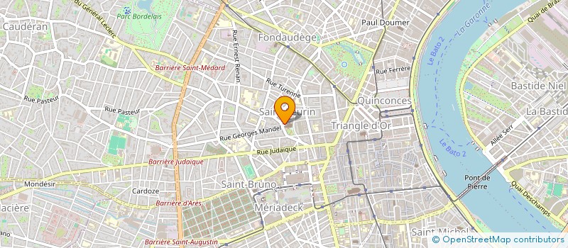 localisation de l'entreprise NODEXA  BORDEAUX