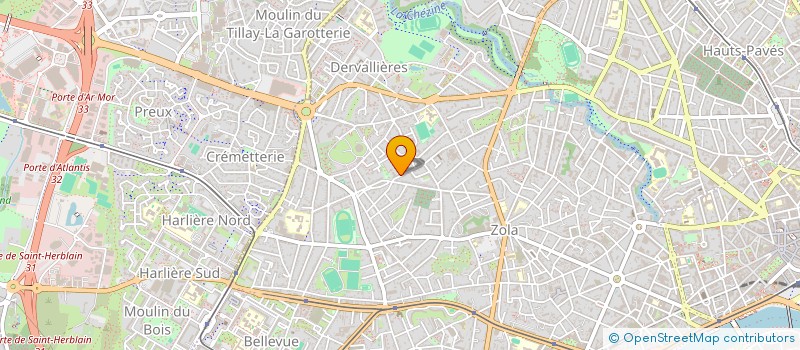 localisation de l'entreprise NODI à NANTES