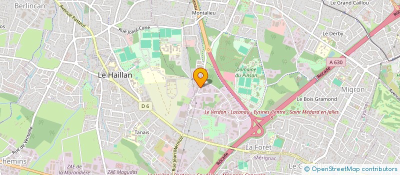 localisation de l'entreprise NODI'S 95 à EYSINES