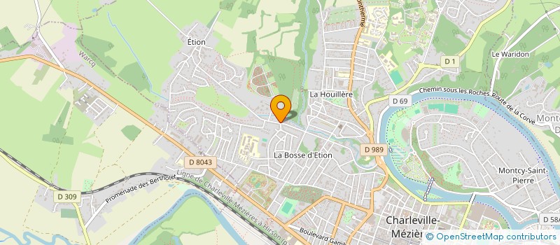 localisation de l'entreprise NODICO  CHARLEVILLE-MEZIERES