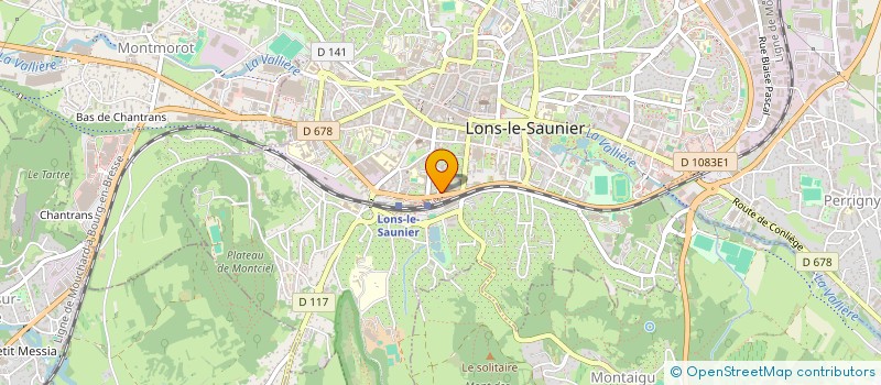 localisation de l'entreprise NODIER  LONS-LE-SAUNIER