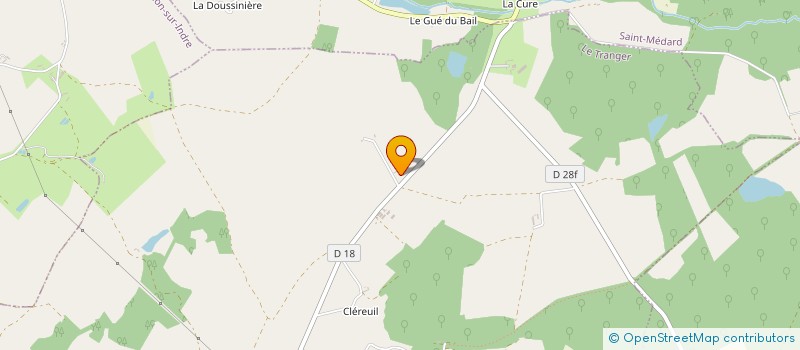 localisation de l'entreprise NODILE à CLION