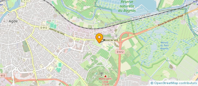 localisation de l'entreprise NODIN INDIVISION  AGDE