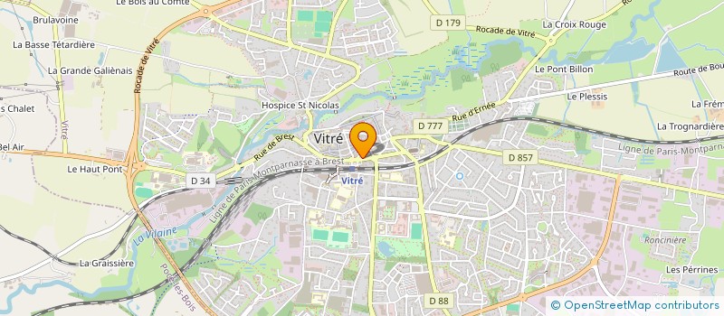 localisation de l'entreprise NODULE  VITRE