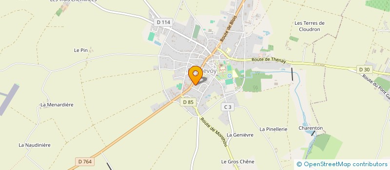 localisation de l'entreprise NODY-P  PONTLEVOY