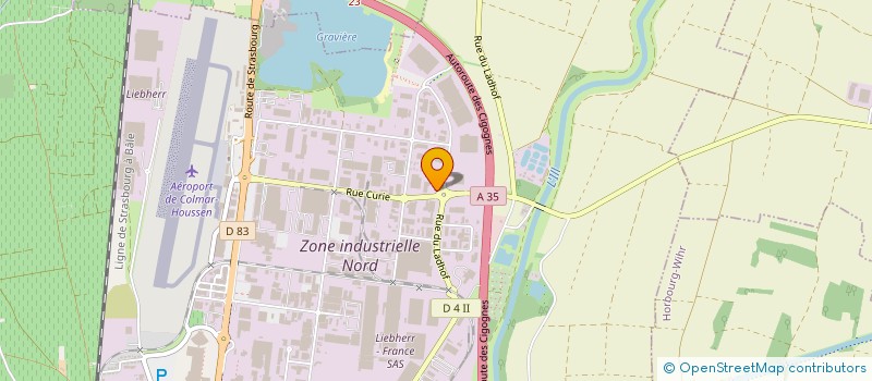 localisation de l'entreprise NOE  COLMAR
