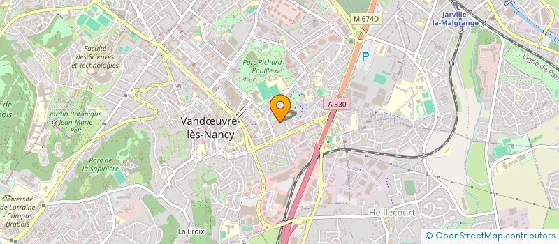 localisation de l'entreprise NOE à VANDŒUVRE-LES-NANCY