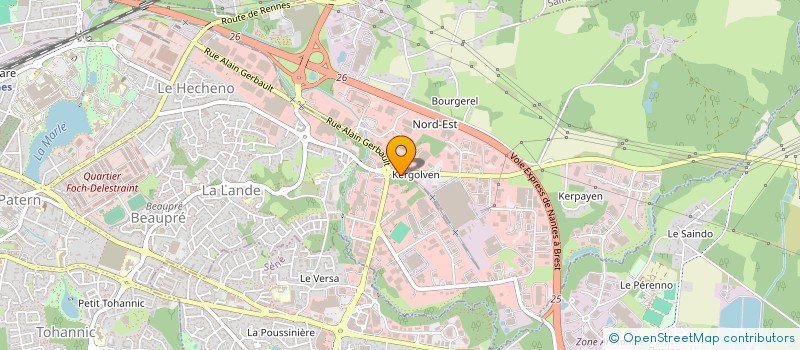 localisation de l'entreprise NOE à VANNES