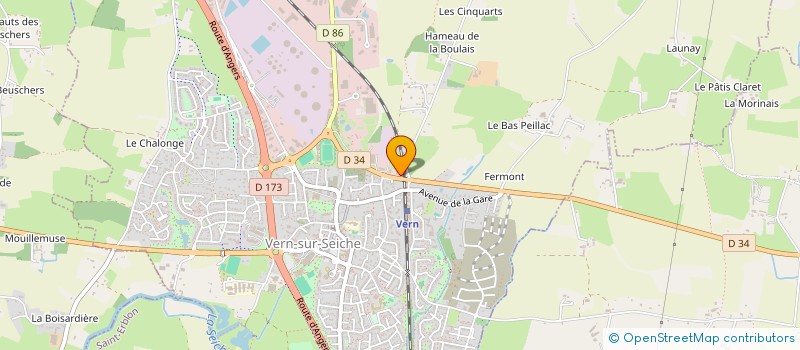 localisation de l'entreprise NOE  VERN-SUR-SEICHE