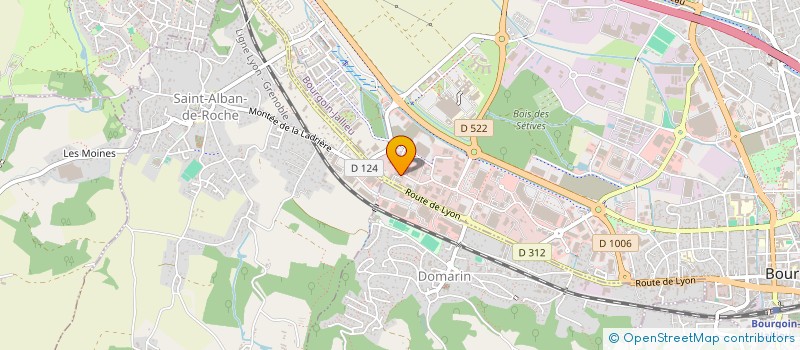 localisation de l'entreprise NOE  BOURGOIN-JALLIEU