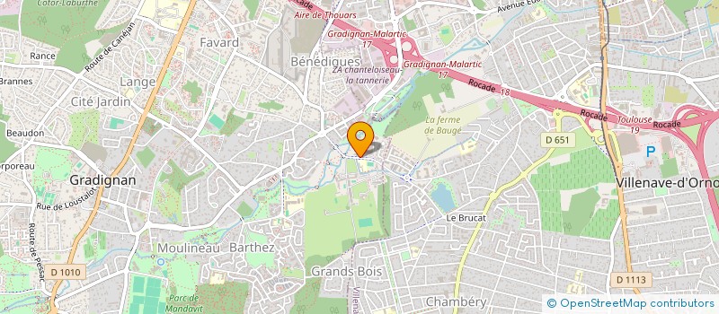 localisation de l'entreprise NOE & ALYA  GRADIGNAN