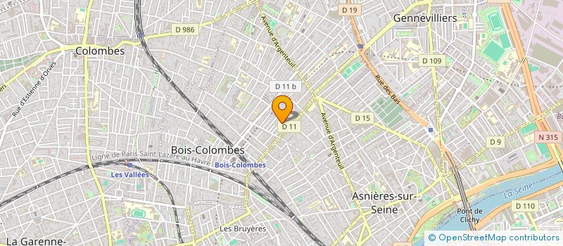 localisation de l'entreprise NOE BAT à BOIS-COLOMBES