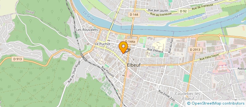 localisation de l'entreprise NOE CINEMAS FRANCE  ELBEUF