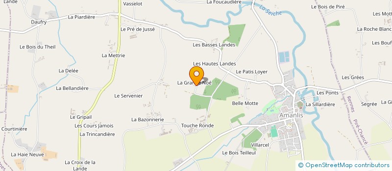 localisation de l'entreprise NOE DEVELOPPEMENT à AMANLIS