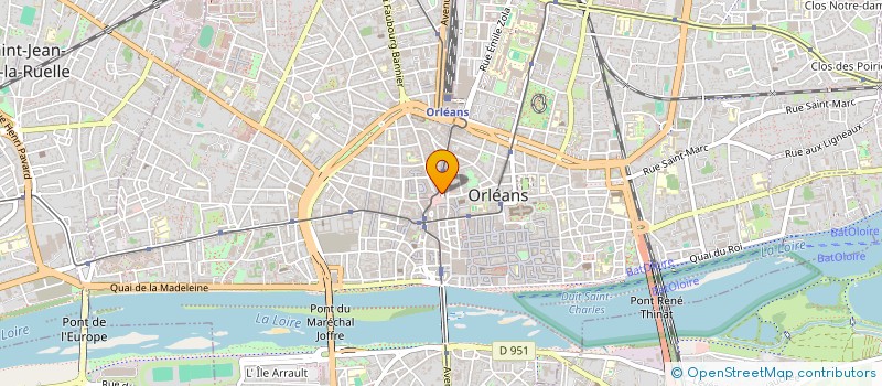 localisation de l'entreprise NOE ENVIRONNEMENT à ORLEANS