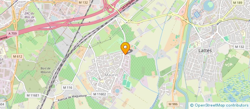 localisation de l'entreprise NOE GESTION PRIVEE à LATTES